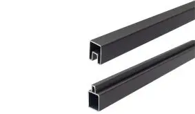 Alu Abschlussleisten inkl. Befestigungsmaterial, anthrazit