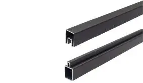 Alu Abschlussleisten inkl. Befestigungsmaterial, anthrazit