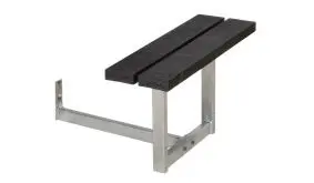 Schwarz farbgrundierter 77 x 41 cm Anbau für Gartenmöbel Basic
