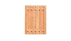 Mit seine hochwertigen Verarbeitung erfreut das Zaunfeld mit den Maßen 132 x 180 cm