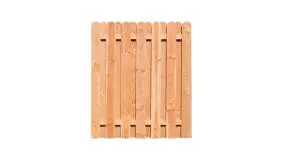 Perfekt um kleine Flächen abzugrenzen: Das Zaunfeld mit den Maßen 155 x 180 cm 