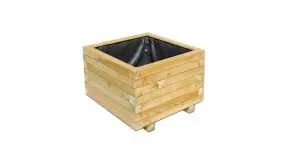 Blumenkasten Danzig – schützt vor Fäulnis & Feuchtigkeit; druckimprägniert, mit Folieneinsatz, langlebig & natürlich attraktiv