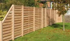 Für die Sichtschutzelemente Douglasie kommen nur einwandfreie, gesunde und allseitig gehobelte Hölzer zum Einsatz