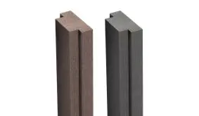 Die BPC Pfostenleiste ist in den Farben Anthrazit und Terra erhältlich. Das Maß beträgt 2,9 x 1,5 x 190 cm 