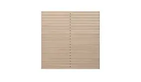 Zaunset in der Größe 179,3 x 177,4 cm in Sand bestehend aus 21 BPC Lamellen OHNE Zubehör und Pfosten