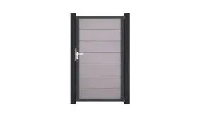 BPC Einzeltor Esbjerg Maxi mit umlaufenden Rahmen aus Aluminium. Maß: 100 x 180 cm