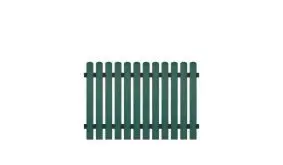 Pflegeleichte Kunststoff Gartenzäune bestehend aus Vollkunstofflatten und Aluminiumquerriegel, Edelstahl verschraubt, inkl. Montageset und Bohrer