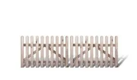 Doppeltor für den Garten in 1m Höhe