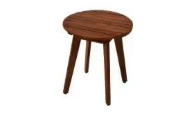 Flexibel und funktional: Der ø 40 x 50 cm Garten Beistelltisch eignet sich perfekt als zusätzliche Ablagefläche oder Hocker