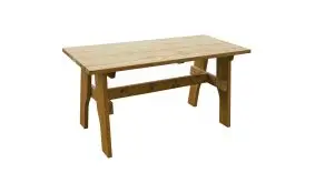 Gartentisch aus massiven Kiefernholz erhältlich in diversen Maßen.