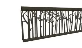 Gitterfüllung Bambus