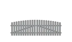 Plegeleichtes Doppeltor aus Kunststoff, 308 x 80 auf 95 cm, grau (RAL 7056), inkl. verstellbare Edelstahlbeschläge (6mm starke Ladenbänder vormontiert), Überwurf, Bodenriegel, Metallhülsen und Arretierung.