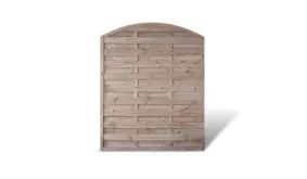 Ein dekoratives Zaunelement mit einer Bogenform und einem Maß von 150 x 180 auf 160cm