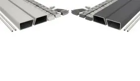 Erhältlich in Silber und Anthrazit: Montage-Set für BPC Steckzaunsystem Hadersleben und BPC Rhombusleisten Hadersleben 