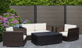 Ihr BPC Steckzaunsystem erhalten Sie wahlweise mit Designelementen aus Lochblech oder Glas. Rechnungskauf und Lieferung innerhalb von 10 Werktagen