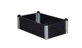 Das stilvolle Hochbeet Pipe wird durch seine Farbgrundierung in der Farbe Schwarz, ein echter Blickfang für Sie und Ihre Nachbarschaft. Das Hochbeet ist in dem Maß 140 x 80 x 36 cm bei uns erhältlich.