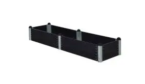 Das Hochbeet Pipe in dem Maß 270 x 80 x 36 cm, können Sie durch die steckbaren Pipe Module, individuellen mit den anderen Pipe Hochbeeten kombinieren. 