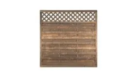 Die Sichtschutzwand Altmühl aus Holz in den Maßen: 180 x 180 cm