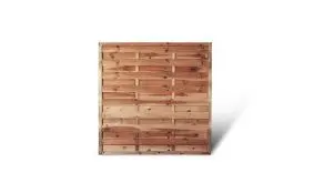 Ein dekoratives Sichtschutzelement aus der Serie Berlin Massiv mit dem Maß: 150 x 150cm