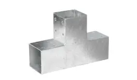 305 x 200 x 90 mm Holzverbinder für 9 x 9 cm Balken aus 2 mm verzinktem Stahl