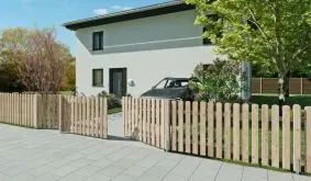 Der Hersteller gibt auf die Holzzaun Elemente eine 10-jährige Dauerhaftigkeitsgarantie für Schäden durch holzzerstörende Insekten, Pilze oder Moderfäule.