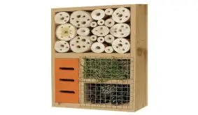 36 x 36 x 12cm Insektenhotel für den Weidensichtschutz Warschau