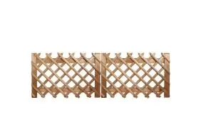 Garten Tor eines Jägerzauns in 100cm Höhe