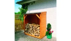 Mit einem Maß von ca. 149 x 78 x 165 cm bietet der Kaminholzschrank Ihnen reichlich Platz für Ihre Holzvorräte.