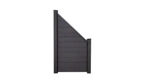 Die Abschlussecke der Kolding Serie. Ein Sichtschutz mit dem Maß: 90 x 180 auf 90cm