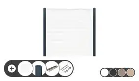 Kunststoff Sichtschutzwand Vario – schnell bestellt, fix geliefert! Einfach Länge, Farbe und Befestigung wählen – wir schicken das Komplettset inkl. Zubehör direkt zu Ihnen nach Hause.