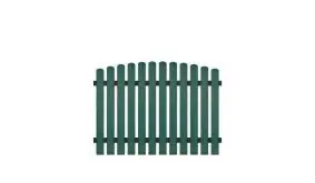 Kunststoffgartenzäune aus pflegeleichten Vollkunstofflatten und Aluminiumquerriegel, inkl. Montageset und Bohrer