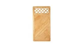 Zaunelement aus Lärche mit Rankgitter. 90x180cm. Rahmen: ca. 45 x 90 mm. Maschenweite: ca. 6 x 6cm