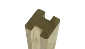 Verbindungspfosten für die Lärmschutzzäune zum Selberbauen mit einer Länge von 210 cm und Kantenlängen von 9 cm