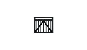 Dieses Einzeltor ergänzt den Vorgartenzaun Linea hervorragend und ist durch die Edelstahlverschraubung auch sehr langlebig.