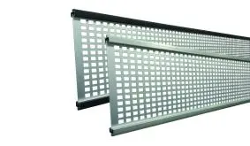 179,3 x 0,6 x 20,6 cm Steckzaun Lochblechfüllung. Zwei Adapterleisten mit Nut-Feder-Verbindung gehören zum Lieferumfang. Sie sind in Silber und Anthrazit erhältlich
