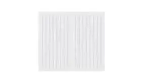 Doppeltor aus der Nagano Weiß Serie mit dem Maß 200 x 180 cm ( B x H) mit verleimten Torrahmen um starkem Verzug entgegen zu wirken.