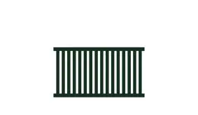 10 Jahre Garantie auf UV-Beständigkeit. Aluminium, 200 x 110 cm, grün (RAL 6009) inkl. Montageset