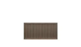 Für einen besonders edlen Eindruck, übrigens auch im Vorgartenbereich, sorgt das 180 x 90 cm Zaunfeld in Monument Oak