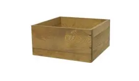 Pflanzkasten mit dem Maßen 36 x 36 x  17,5cm passend zum Weidensichtschutz System Warschau, der in die Fenster der Zaunelemente geschraubt werden kann.