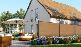 Für jeden Bedarf: Beim PVC Steckzaun haben Sie Wahl zwischen 40 Teilen und acht verschiedenen Farben