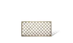 Rankzaun Hiddensee. 90x180cm. 10x10cm Maschenweite. Druckimprägnierte Fichte. Rankstäbe: ca. 12 x 30 mm