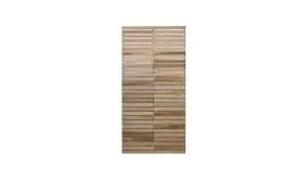 90 x 180 cm Rhombus Sichtschutzzaun aus dauerhaftem Robinienholz