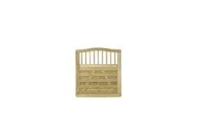 Der Sichtschutzzaun wird mit rostfreien Nägeln/Schlagschrauben verarbeitet. Die Sandwichbauweise bei dem Bodenrahmen, sorgt für erhöhte Stabilität.