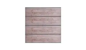 Bausatz aus 4 Lamellen, Distanzstücken, Lisenen, Zubehörset und Abschlussprofil für Roskilde Sichtschutzwand in Holzoptik Bausatz aus 4 Lamellen, Distanzstücken, Lisenen, Zubehörset und Abschlussprofil für Roskilde Sichtschutzwand in Holzoptik