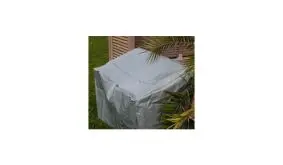 Schutzhülle 3er Gartenbank, 200 x 70 x 65/90 cm (B x T x H) aus schwerer PE Folie (250g / m2) mit 8 Ösen (jeweils 2 an jeder Ecke)