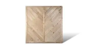 Sichtschutz Wandelement aus druckimprägnierter Fichte. 180x180cm. Stuttgart Massiv