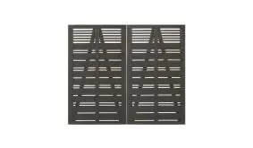 Silence Doppeltor in Umbragrau. 200 x 170 cm