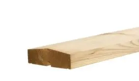 Die passende Abschlussleiste für das Steckzaunsystem Klink und Steckzaunsystem Plank im Detail: 114 x 34 mm x 200 cm