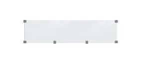 Der Glaseinsatz passend zur Steckzaunsystem Serie Klink und Steckzaunsystem Plank bei uns auf meingartenversand.de