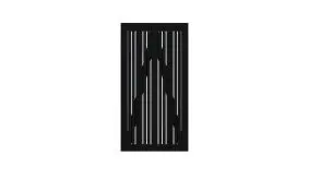 95 x 180 cm - Farbe: Weiß, Gartentor aus fungizid behandeltem und doppelt farbgrundiertem Kiefern- bzw. Fichtenholz, Diagonale als Verstärkung (Lieferung ohne Zaunbeschläge)